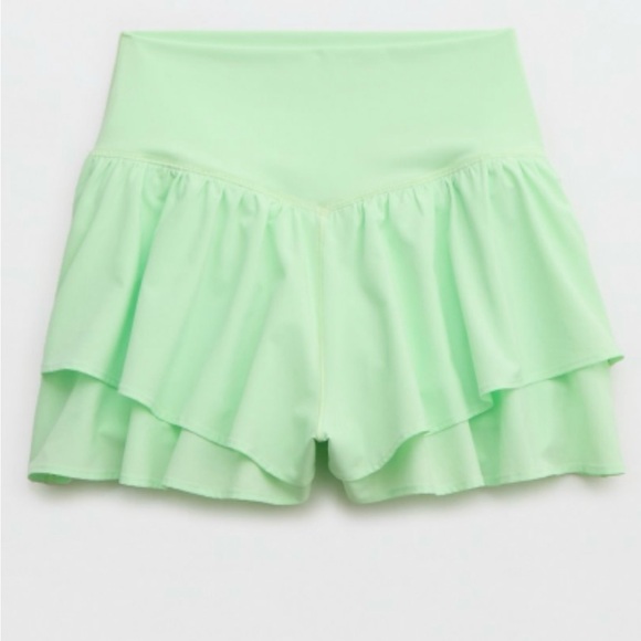 Aerie offline flirty short in pistachio green - Picture 1 of 5